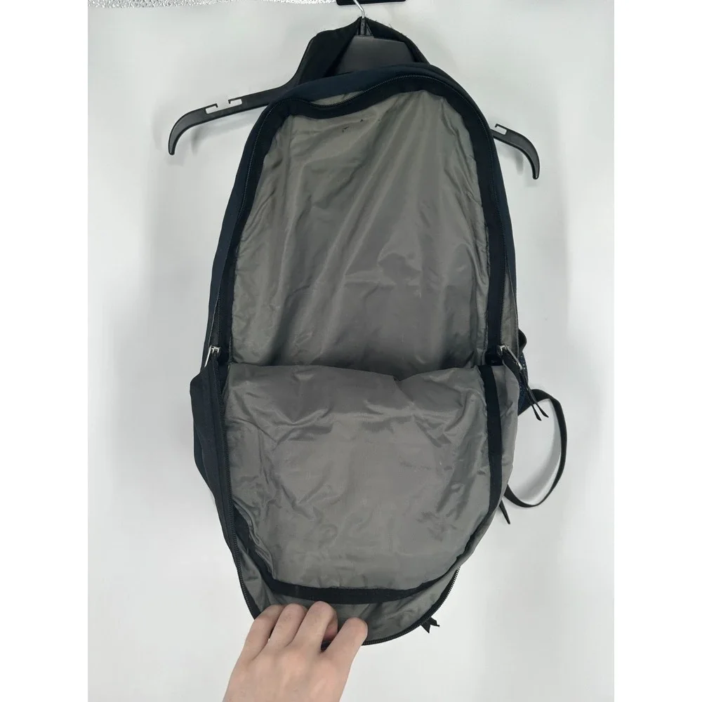 JanSport Cool Student Backpack Black Logo‎ Airlift Adjustable Shoulder Straps